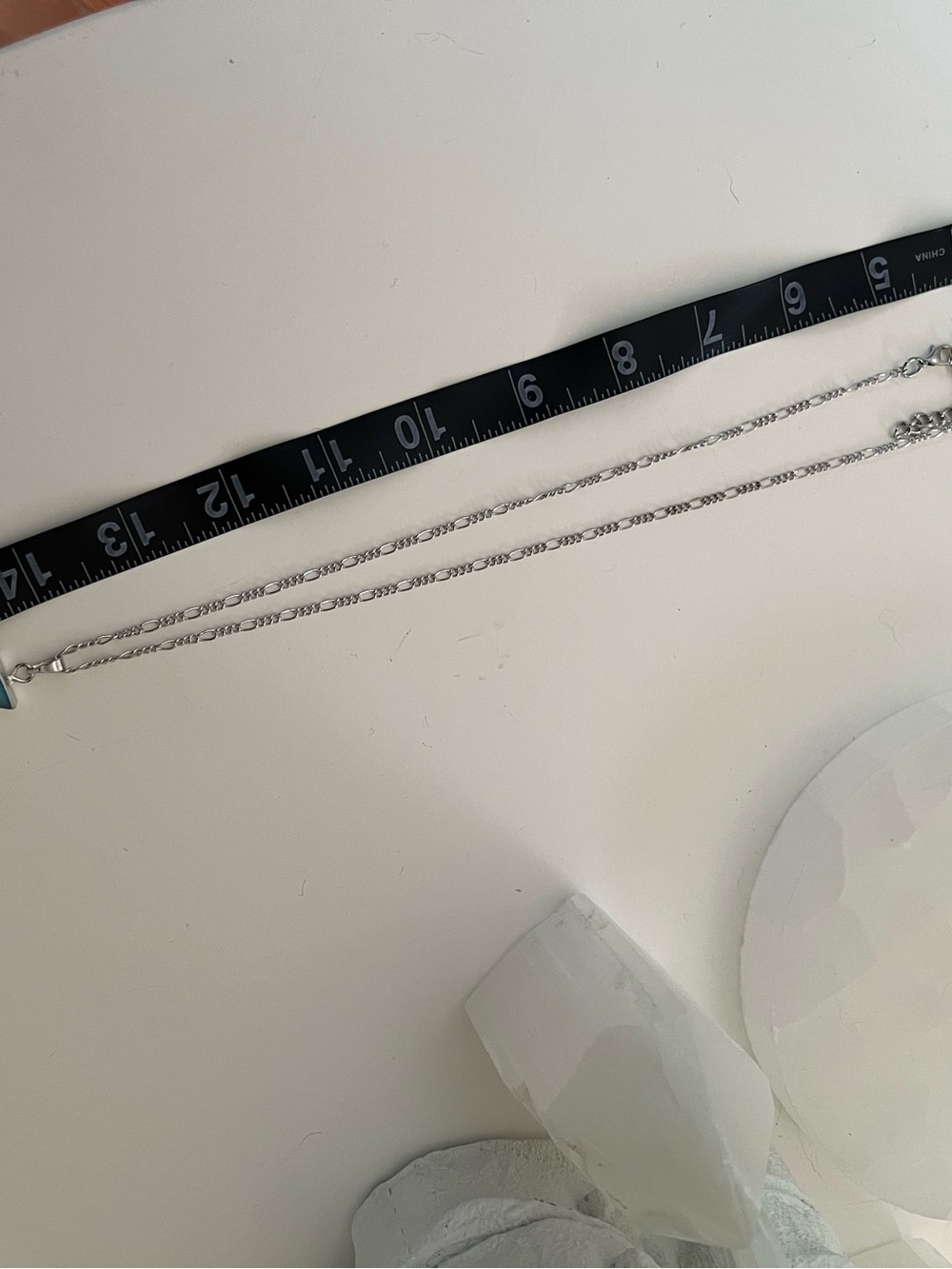 Silver and Blue Arrowhead Pendant Necklace - Picture 2 of 4